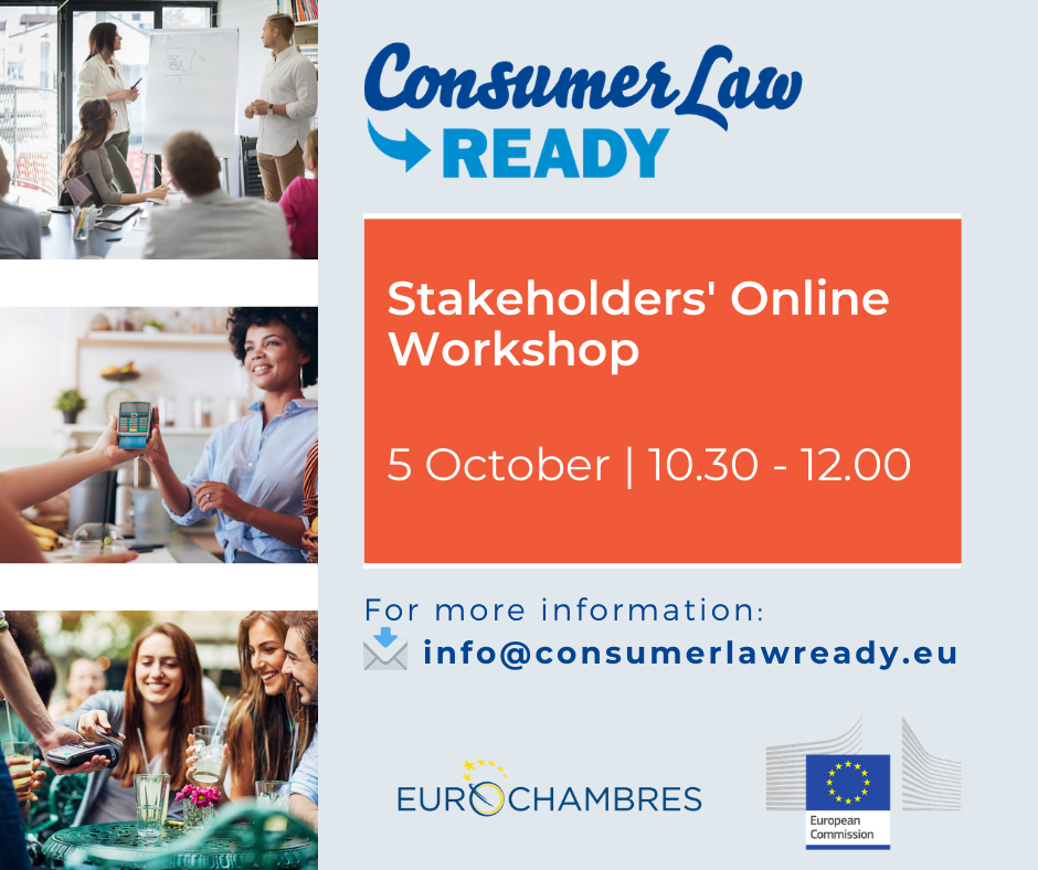 Online workshop about Consumer Law for SMEs