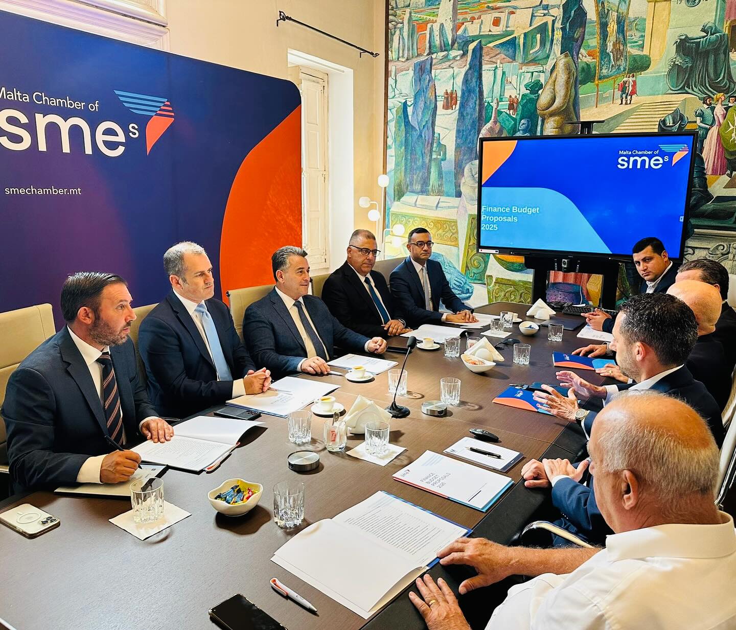 SME Chamber presents its Budget proposals to Opposition Leader and Members of Parliament